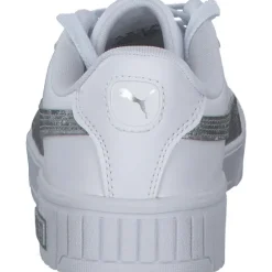 Puma Carina 2.0 Space Metallics 389387, Schnürschuhe, Damen, white/matte silver