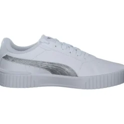 Puma Carina 2.0 Space Metallics 389387, Schnürschuhe, Damen, white/matte silver