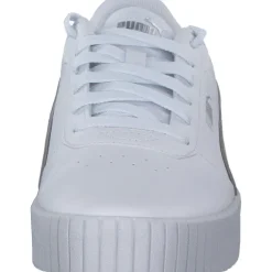 Puma Carina 2.0 Space Metallics 389387, Schnürschuhe, Damen, white/matte silver