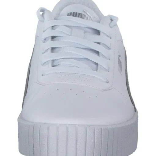 Puma Carina 2.0 Space Metallics 389387, Schnürschuhe, Damen, white/matte silver