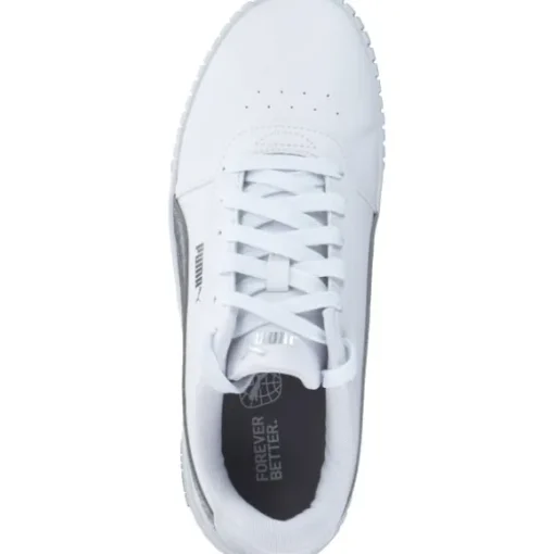 Puma Carina 2.0 Space Metallics 389387, Schnürschuhe, Damen, white/matte silver