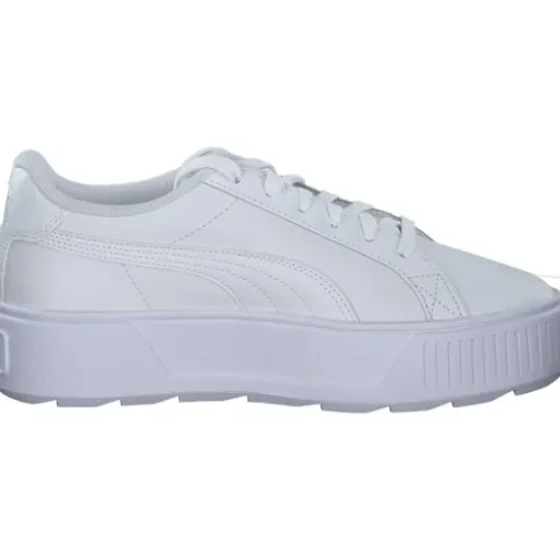 Puma Karmen L 384615, Schnürschuhe, Damen, white/white/silver