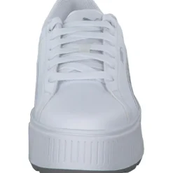 Puma Karmen Space Metallics 389396, Schnürschuhe, Damen, white/matte silver