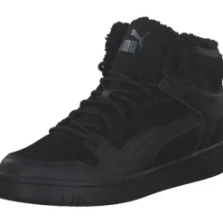 Puma Rebound 369831, Sneakers High, Herren, Schwarz (Puma Black/Castlerock)