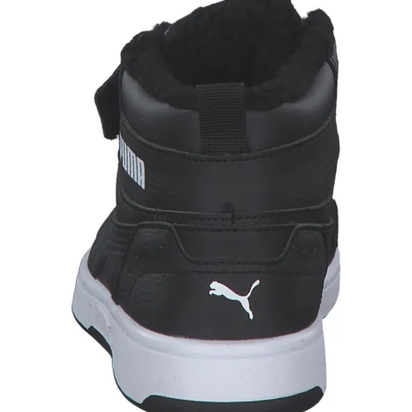 Puma Rebound Joy Fur PS 375479, Sneakers Low, Kinder, PUMA Black-PUMA White