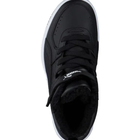 Puma Rebound Joy Fur PS 375479, Sneakers Low, Kinder, PUMA Black-PUMA White