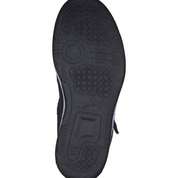 Puma Rebound Joy Fur PS 375479, Sneakers Low, Kinder, PUMA Black-PUMA White