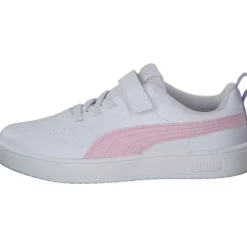 Puma Rickie AC PS 385836 W, Sneakers Low, Kinder, puma white-pearl pink-vivid vi