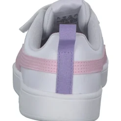 Puma Rickie AC PS 385836 W, Sneakers Low, Kinder, puma white-pearl pink-vivid vi