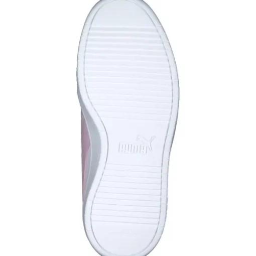 Puma Rickie AC PS 385836 W, Sneakers Low, Kinder, puma white-pearl pink-vivid vi