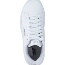 Puma Smash Platform v3 390758, Schnürschuhe, Herren, WHITE/SILVER