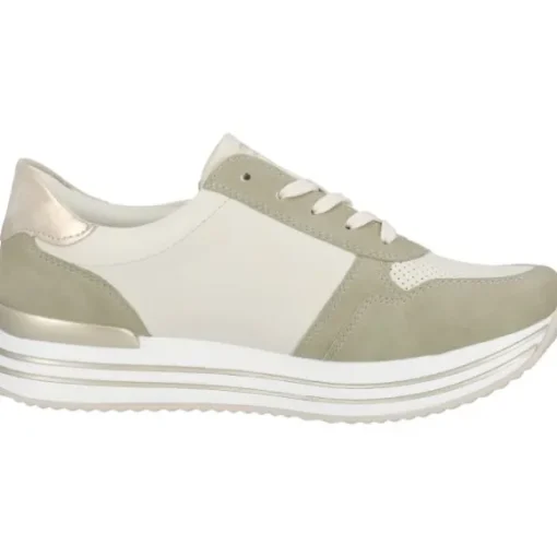 Remonte D1327, Schnürschuhe, Damen, salbei/offwhite/muschel/offwhi