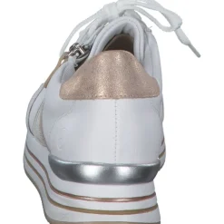 Remonte D1318, Schnürschuhe, Damen, weiss/argento/rosegold/weiss