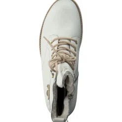 Remonte D8475, Schnürstiefeletten, Damen, Weiß (Weiss)