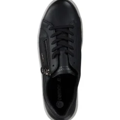 Remonte D1C01, Schnürschuhe, Damen, schwarz/schwarz-antique/antik/