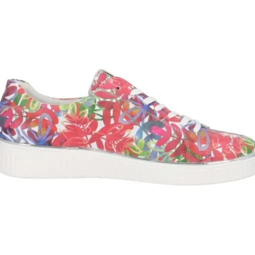 Remonte D2E02, Schnürschuhe, Damen, multiflower/white