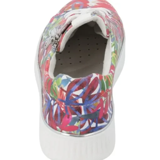 Remonte D2E02, Schnürschuhe, Damen, multiflower/white