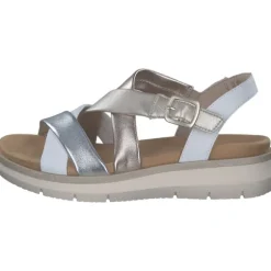 Remonte D2K53, Keilsandaletten, Damen, weiss/argento/lightbrass/paleg