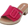 Remonte D0N56, Plateau-Pantoletten, Damen, fuchsia