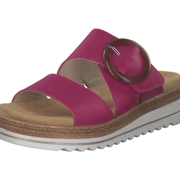 Remonte D0Q51, Plateau-Pantoletten, Damen, fuchsia/fuchsia