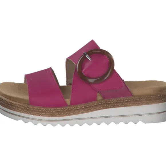 Remonte D0Q51, Plateau-Pantoletten, Damen, fuchsia/fuchsia