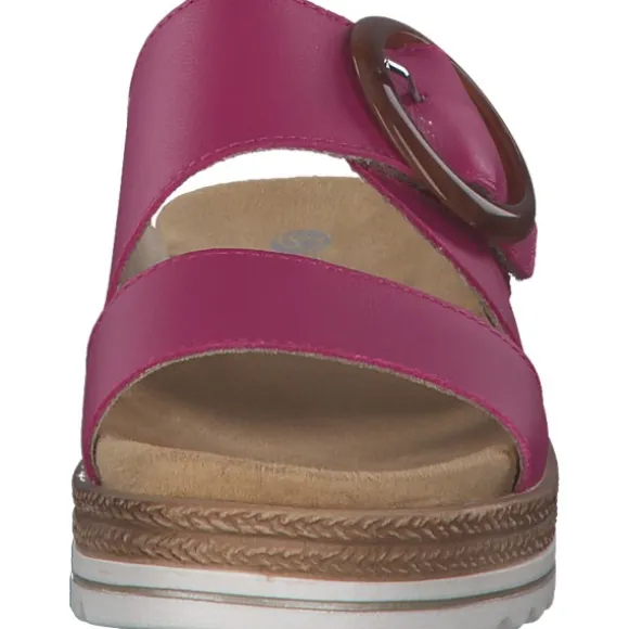 Remonte D0Q51, Plateau-Pantoletten, Damen, fuchsia/fuchsia