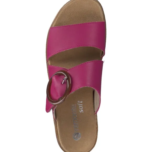 Remonte D0Q51, Plateau-Pantoletten, Damen, fuchsia/fuchsia