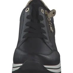 Remonte D0T03, Schnürschuhe, Damen, Schwarz