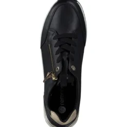 Remonte D0T03, Schnürschuhe, Damen, Schwarz