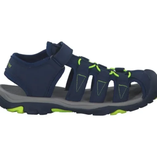 Richter 7151, Sandalen (Kinder), Kinder, nautia/blue/neonlime