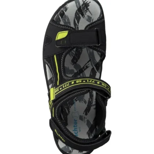 Richter 8005, Sandalen (Kinder), Kinder, Black/Neon