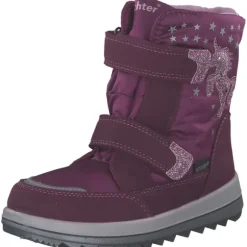 Richter 5004, Winterstiefel, Kinder, berry/rose/silver