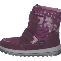 Richter 5004, Winterstiefel, Kinder, berry/rose/silver