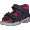 Ricosta Titu 50 3201702, Lauflernschuhe, Kinder, nautic/pink