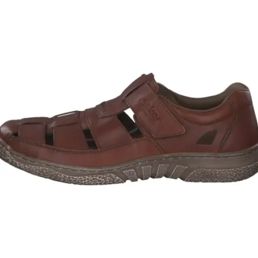 Rieker 03578, Arbeitssandalen, Herren, Braun