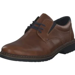 Rieker 16505, Business-Schnürschuhe, Herren, peanut/pazifik