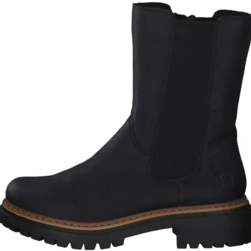 Rieker 72683, Chelsea Boots, Damen, Schwarz