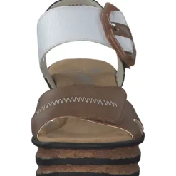 Rieker 68176, Keilsandaletten, Damen, Braun