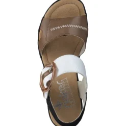 Rieker 68176, Keilsandaletten, Damen, Braun