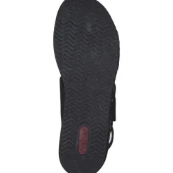 Rieker 62950, Keilsandaletten, Damen, Schwarz