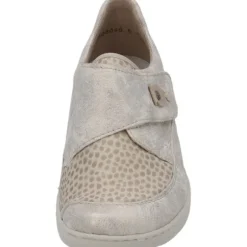 Rieker 48951, Klassische Halbschuhe, Damen, beige-gold/perlcreme/cliff