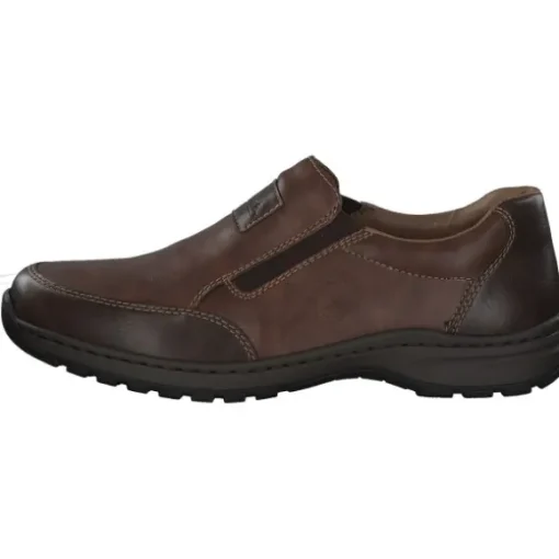 Rieker 03354, Komfort-Slipper, Herren, Braun (Toffee/Wood)