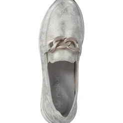 Rieker 58944, Mokassins, Damen, beige-gold