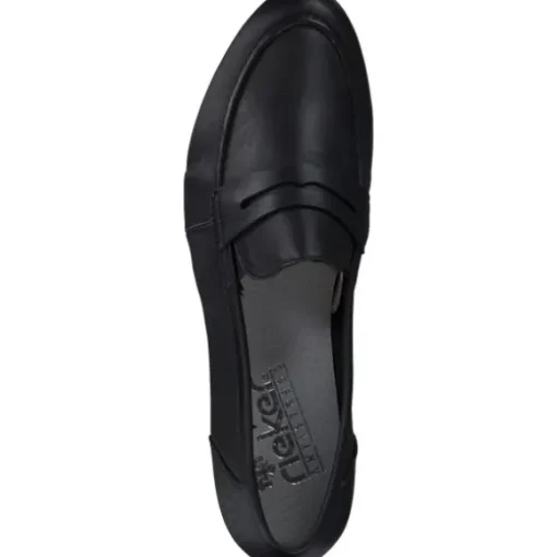 Rieker 51954, Mokassins, Damen, schwarz/schwarz/schwarz