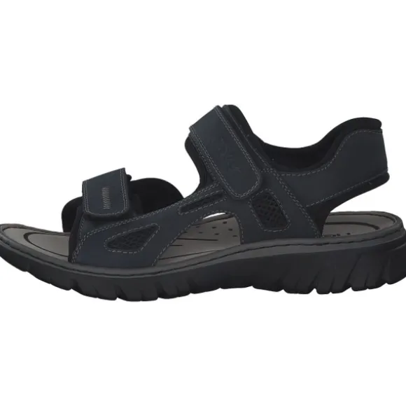 Rieker 26761, Outdoorsandalen, Herren, navy/schwarz/schwarz