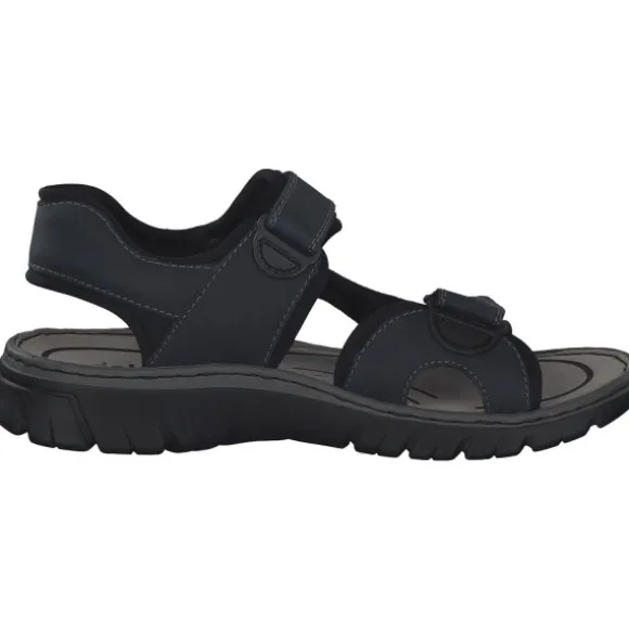 Rieker 26761, Outdoorsandalen, Herren, navy/schwarz/schwarz