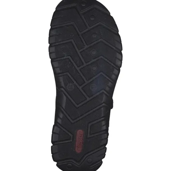 Rieker 26761, Outdoorsandalen, Herren, navy/schwarz/schwarz