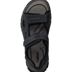Rieker 26761, Outdoorsandalen, Herren, navy/schwarz/schwarz