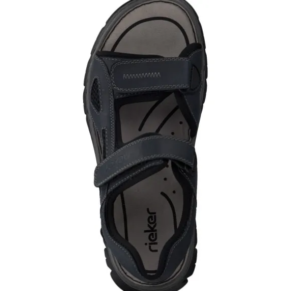 Rieker 26761, Outdoorsandalen, Herren, navy/schwarz/schwarz