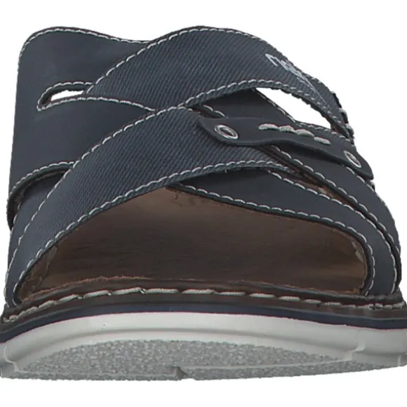 Rieker 25199, Pantoletten, Herren, Grau (Whitedenim/Jeans)